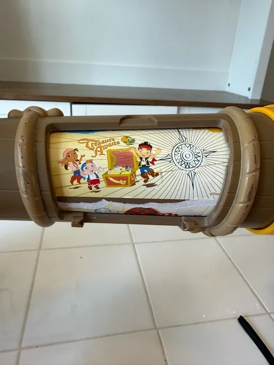 Disney Jake & The Neverland Pirate Ship & Telescope Lot -Ship Talks & Sings 2011 - Picture 11 of 11